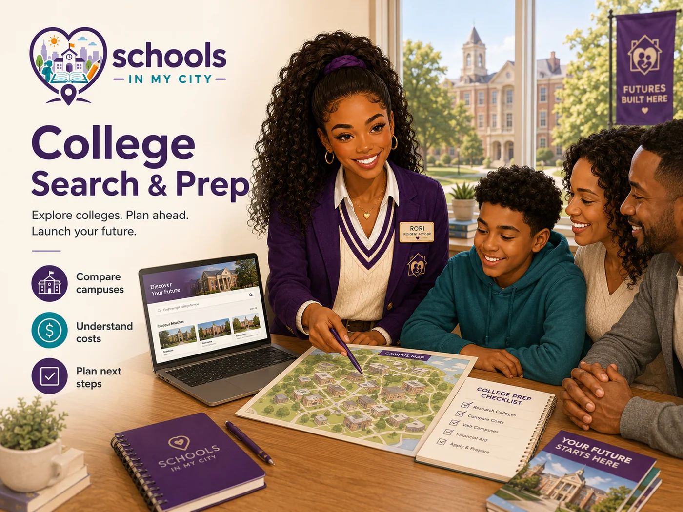 Florida school, college, and student support guide.