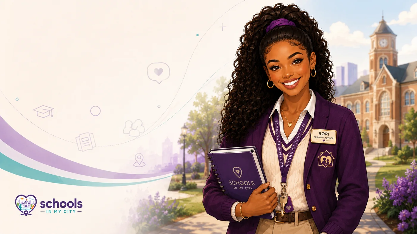 Rori on campus, Schools In My City hero